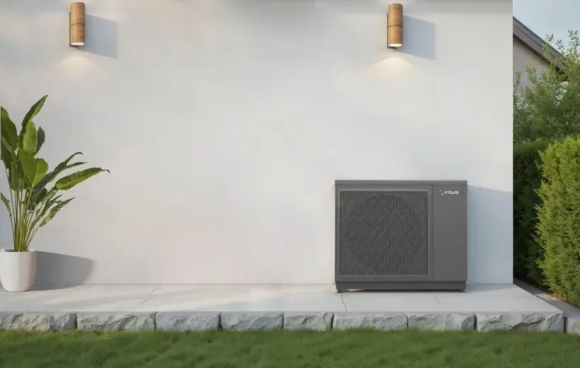Pompe à chaleur Intuis installée en extérieur